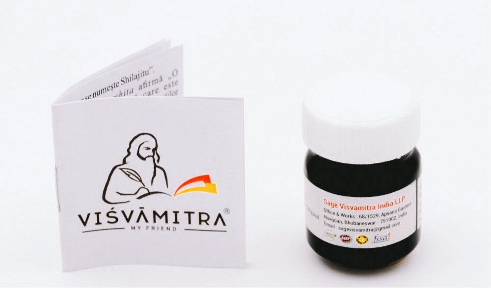 Visvamitra Silajit Original 100% pur - 15 gr